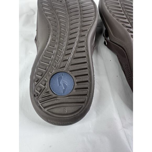 Cheeks South Beach Sandals Comfort Tony Little Studded Womens 7 Brown - Picture 5 of 6